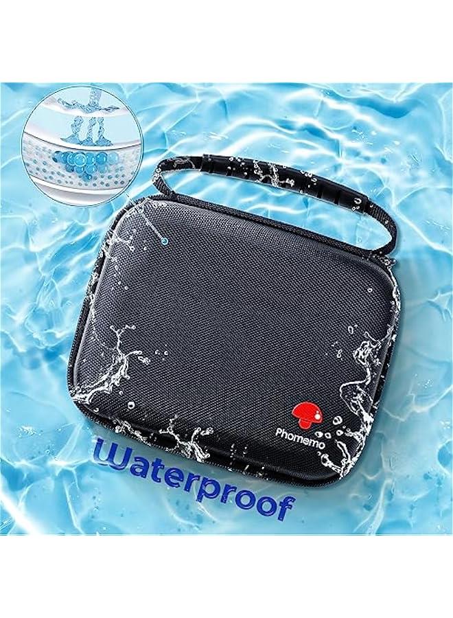 phomemo Label Maker Case,Portable Case Compatible M220 M110 M221 M120 M200 Label Maker Printer, Holder Case for Label Maker Machine with Tape, with Mesh Pocket for Accessories (Case Only) - Image 5