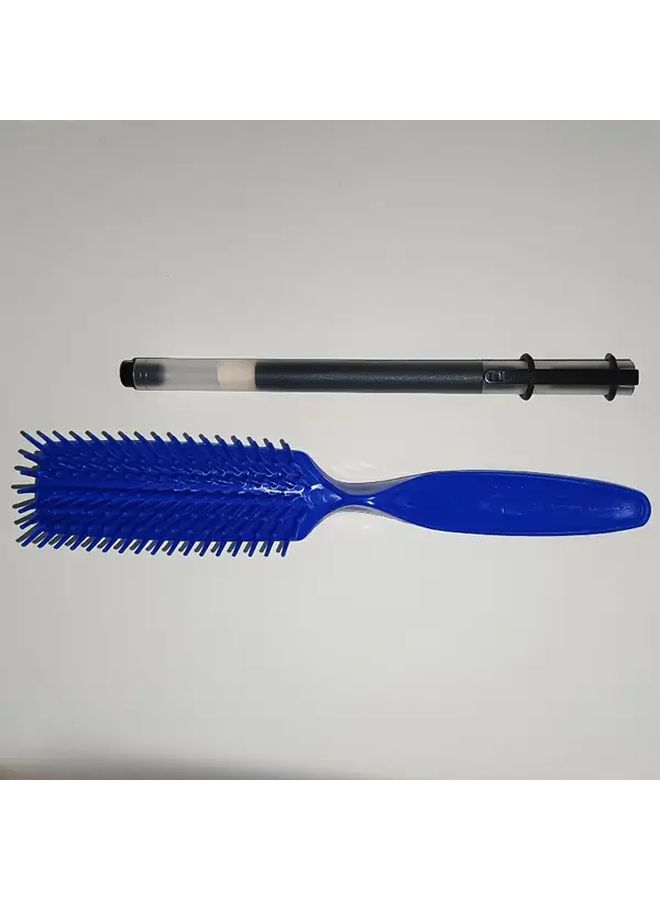 12pcs Heavy Duty Hair Brush Set Salon Style Massager Wet Dry Use Random Color - Image 4