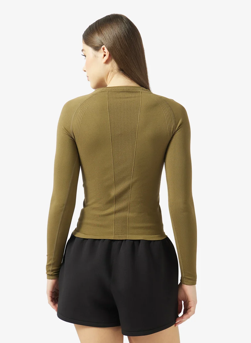 SQUATWOLF Seamless Contour Long Sleeve Top