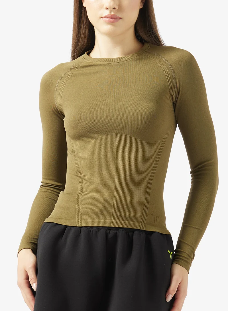 SQUATWOLF  Seamless Contour Long Sleeve Top for Women | Best Price UAE