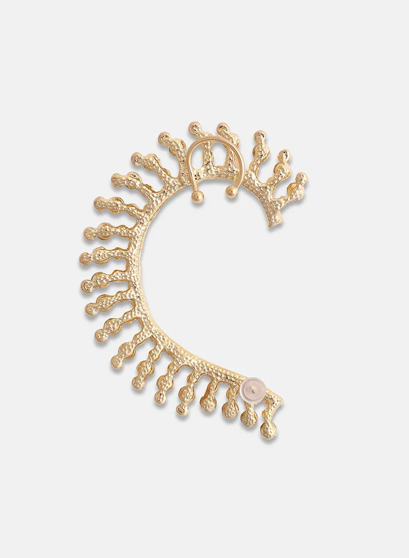 SOHI Temple Artificial Cuff Earring Jewellery