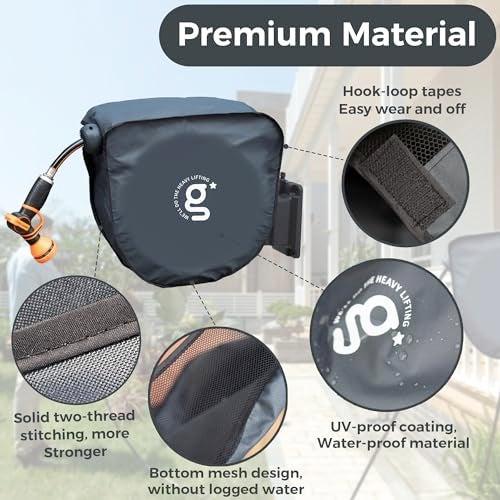 Giraffe Tools AW30/ AW25 Retractable Garden Hose Reel Cover UV Resistant, Waterproof and Anti-Fading Cover for Water Hose Reel - Image 3