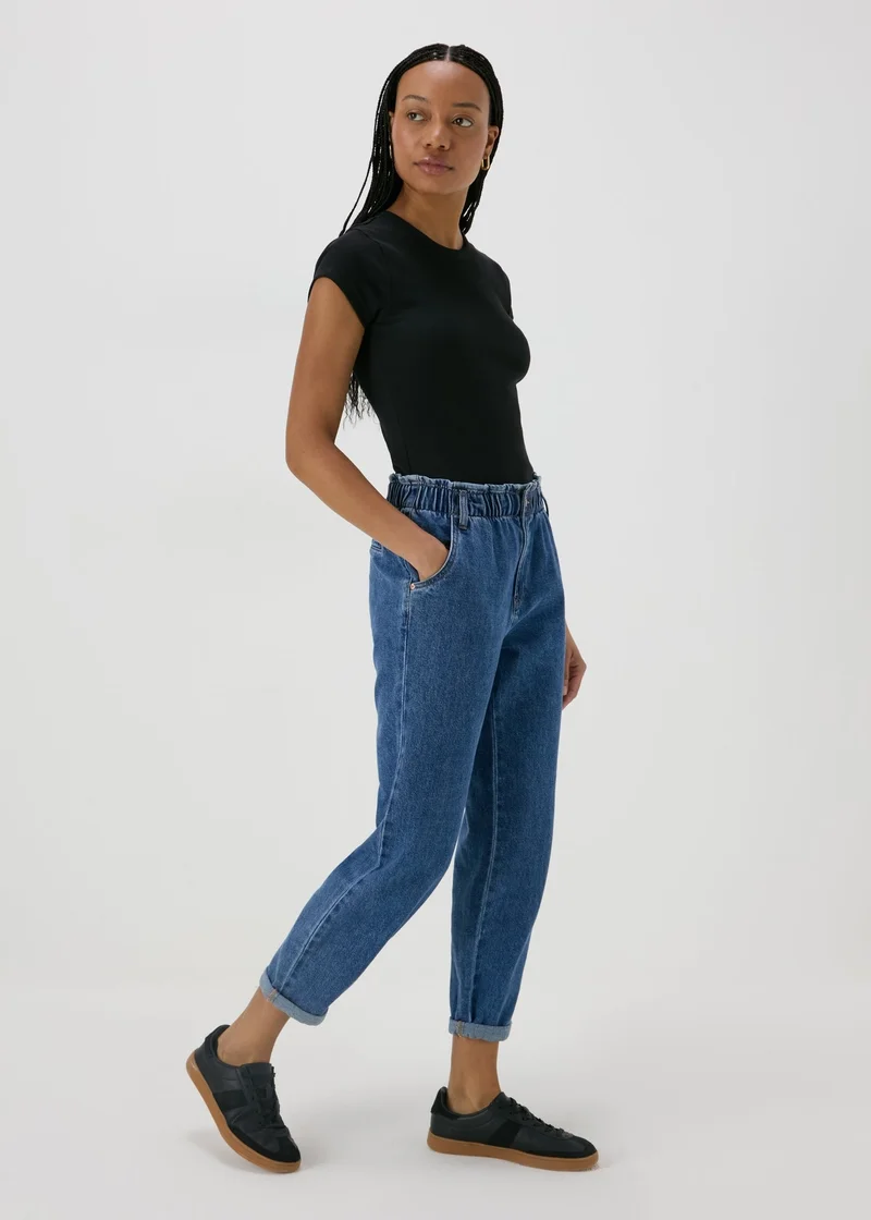 ماتلان Midwash Blue Paperbag Jeans