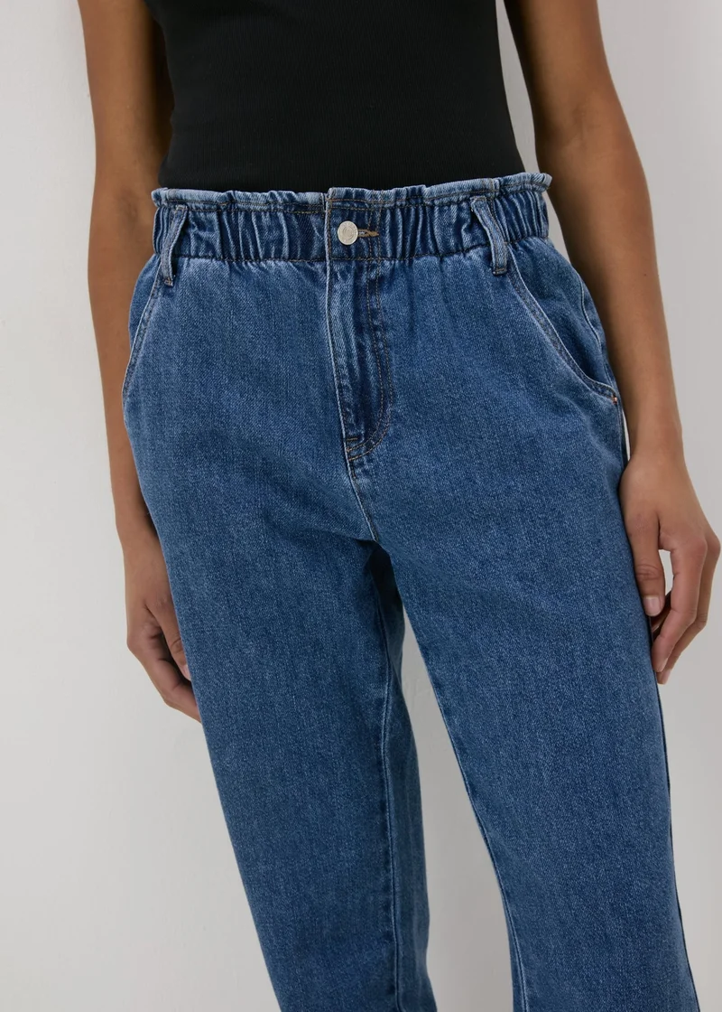 ماتلان Midwash Blue Paperbag Jeans