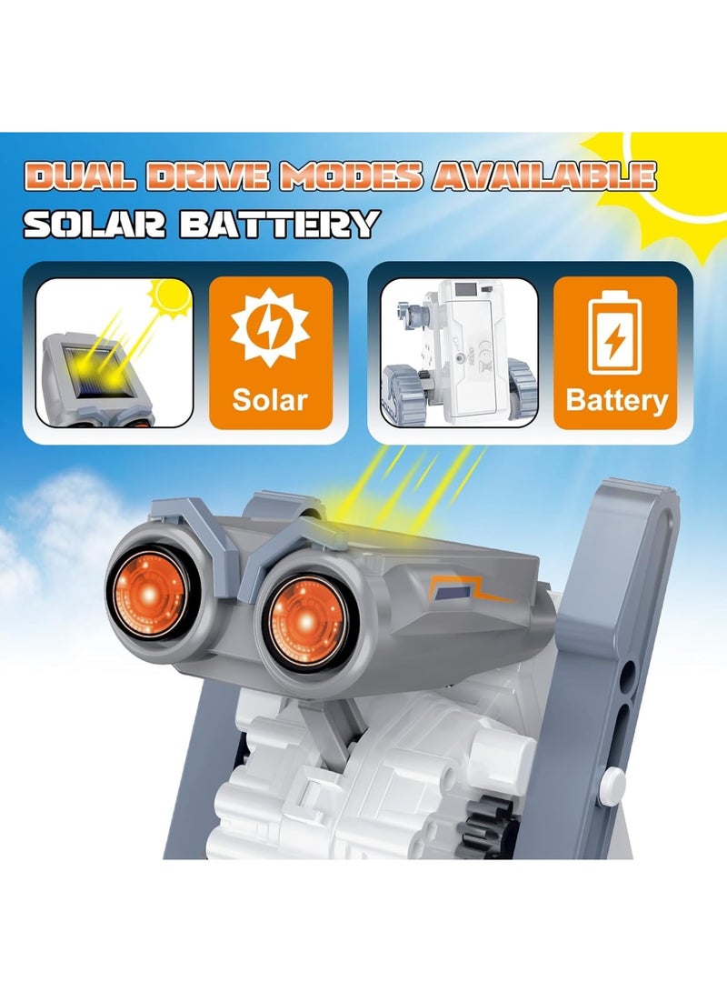 Barakah STEM Robot Kit, 14 in 1 Solar Powered Educational DIY Robotics Toy, Science Building Kit with 191 Pieces, Battery Optional, Hands On Learning for Boys Girls Age 8-13, 1 Set - Image 4