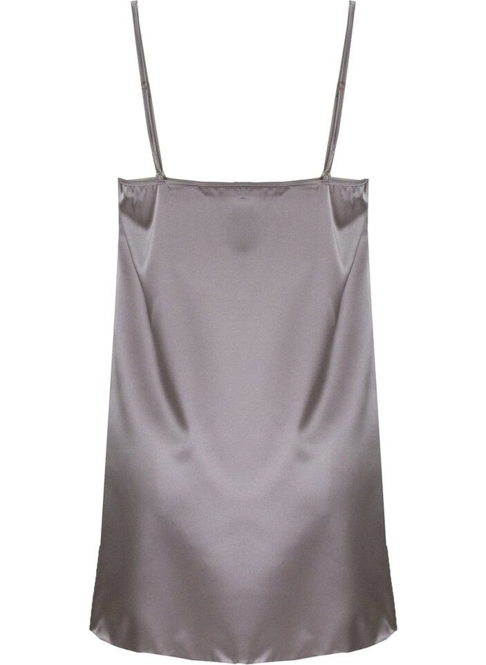 Magic Form 87430 V-Neck Strap Normal Fit Plain Rose Dried Women's Nightgown  - Image 2