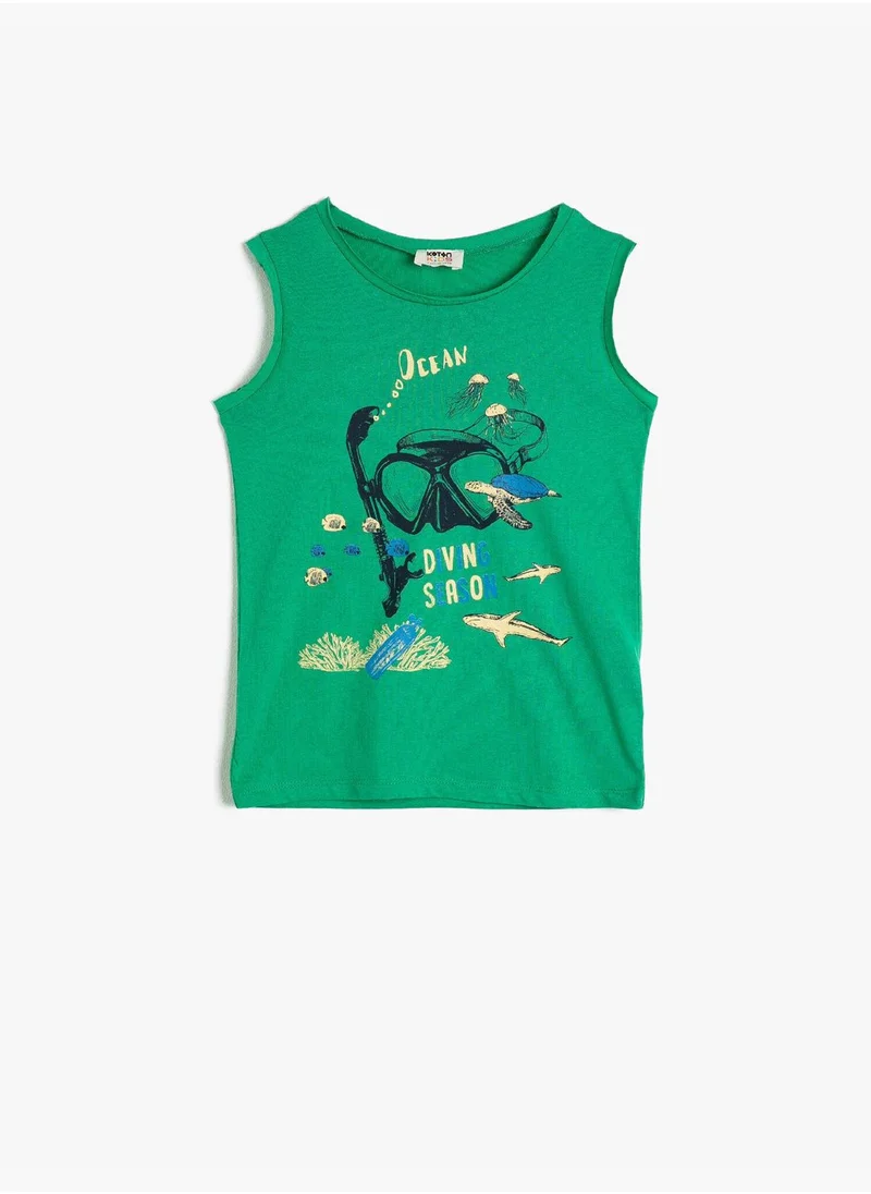 كوتون Printed Tank Top