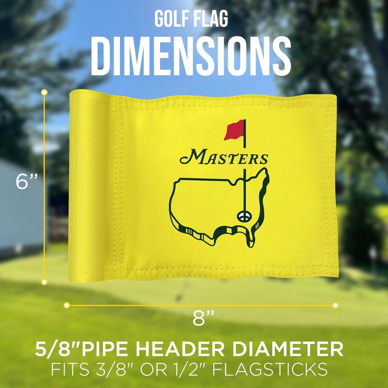 COGOLFING Themed Golf Flag Mini, 8x6 Inch, Double-Sided Silk-Screened, Fade-Resistant 420D Nylon, Ideal for Backyard Practice Putting Green - Image 5