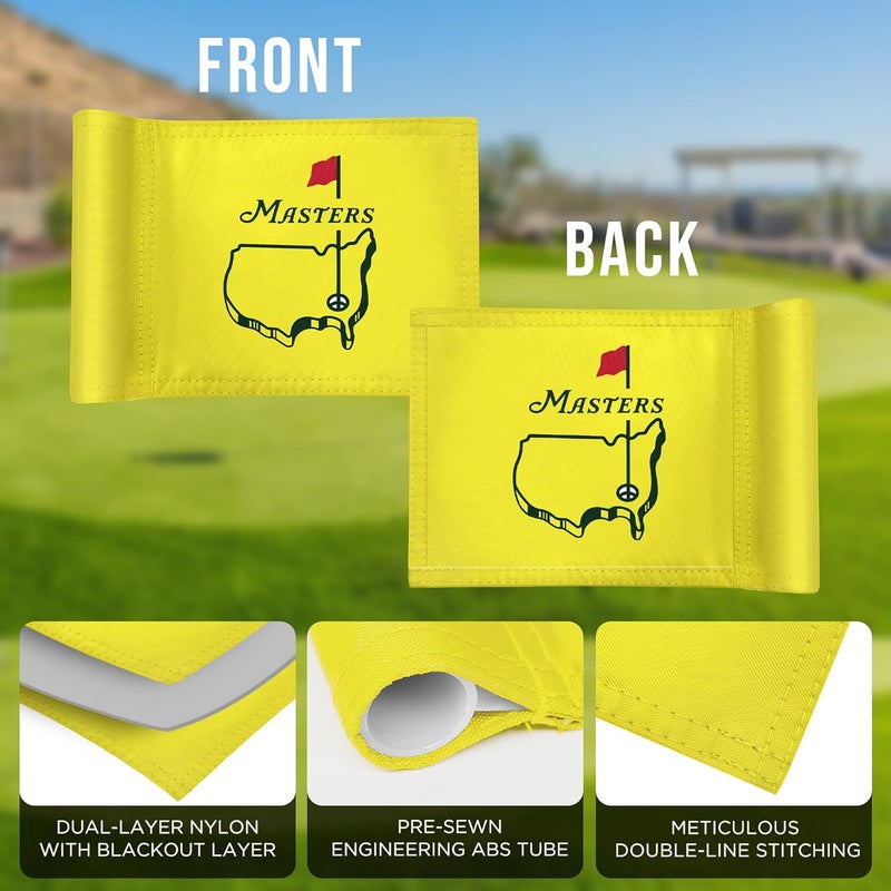 COGOLFING Themed Golf Flag Mini, 8x6 Inch, Double-Sided Silk-Screened, Fade-Resistant 420D Nylon, Ideal for Backyard Practice Putting Green - Image 4