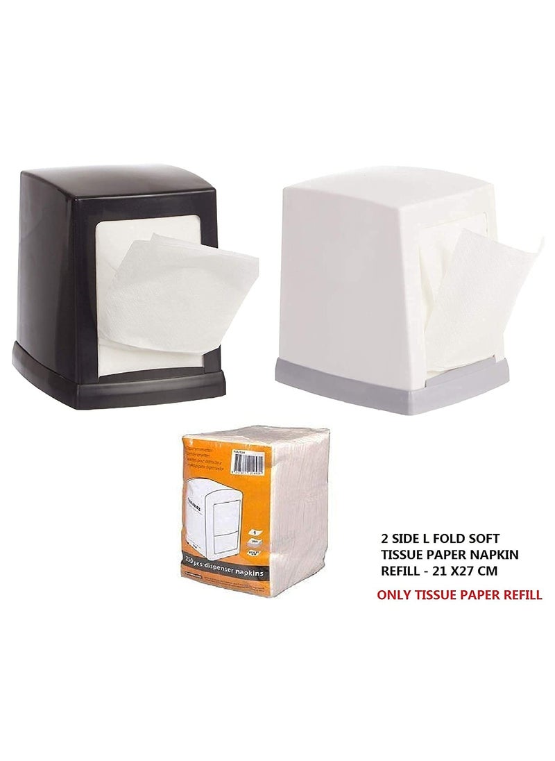 AMIGOS STORE - Amigos Store Double Side Table Top LFold Tissue Paper Napkin 20 Packet Only Tissue Paper Napkin Refill20 - Image 1