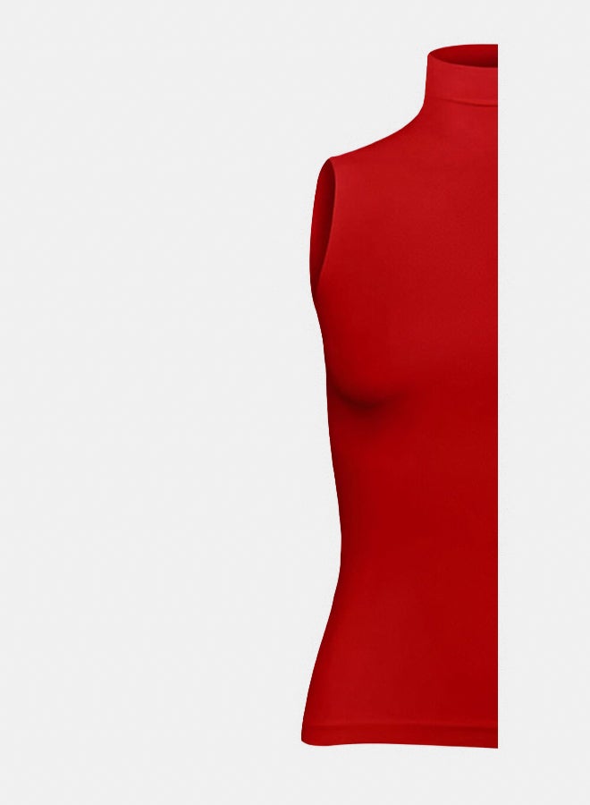 Silvy Lycra Diana Sleeveless High Neck Top For Women - Image 2