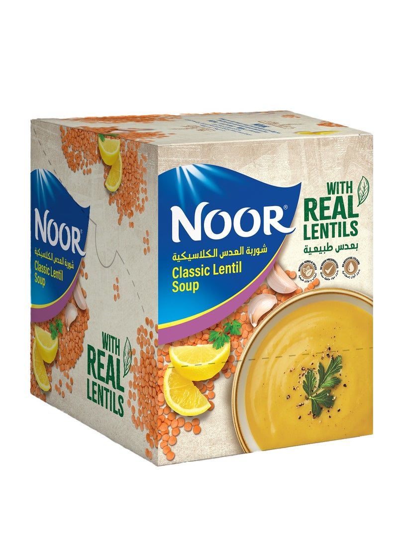 Noor Classic Lentil Soup 12 x 80g - Image 1