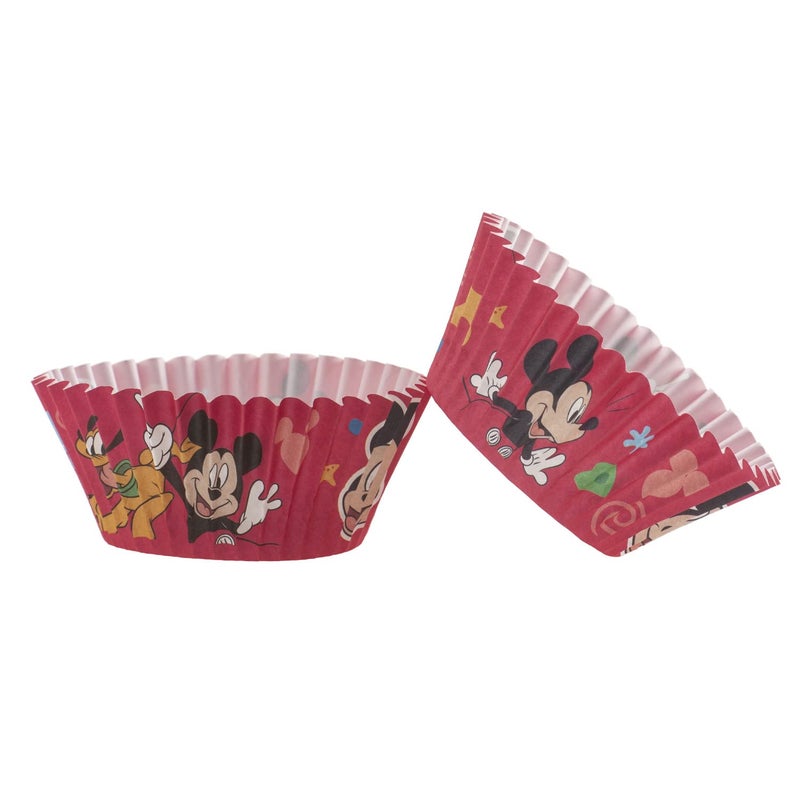 Dekora  Mickey Mouse Cupcake Cases Paper Cupcake Cases  25 Units