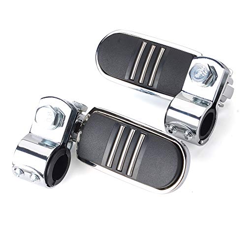 Hutexico Motorcycle Highway Pegs Crash Bar Foot Pegs for Harley Touring Electra Street Glide Road King Sportster Kawasaki 125mm 1 1432mm 1 1334mm Engine Guard Footrest 1 Pair - Image 3