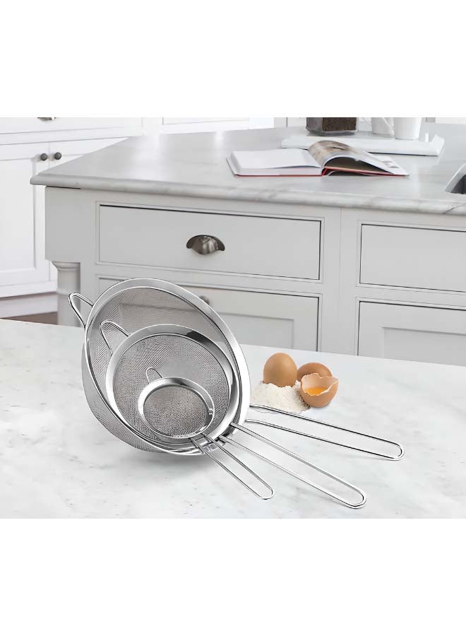E.V.A Quentin Fine Mesh Strainer - Set of 3 pieces - Image 4