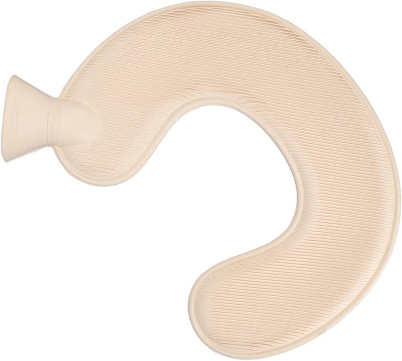 Fydun 1L عبوة ماء ساخن فائقة النعومة للرقبة مع غطاء من القماش المنسوج المنفصل باللون الرمادي النقي - Image 5