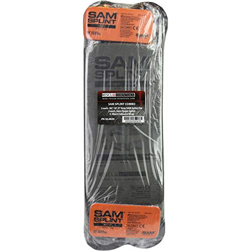 Rescue Essentials SAM® SPLINT COMBO PACK (2-36" SPLINTS, 2-18" SPLINTS, 2-9" SPLINTS, 2 FINGER SPLINTS, & 4 COHESIVE WRAP) - Image 2
