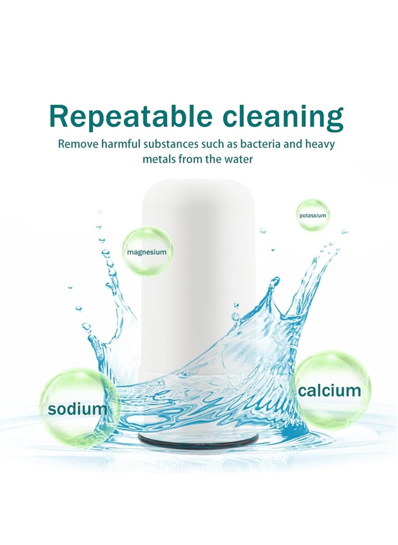 Cool Baby COOLBABY 7 Stage Water Filter for Sink Faucet - Tap Mount Purifier System with 2 Replaceable Filters - Removes Odors, Pollutants, and Impurities - Transparent Design for Kitchen and Bathroom  - Image 5