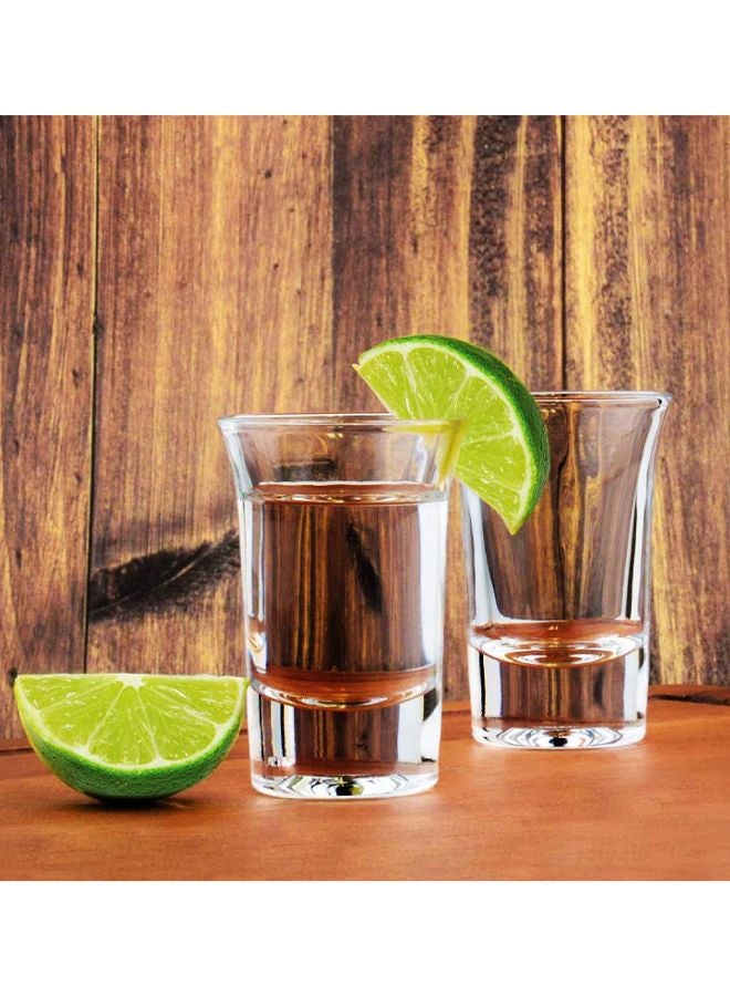 Pack Of 12 Uno Shot Glass Clear - Image 4