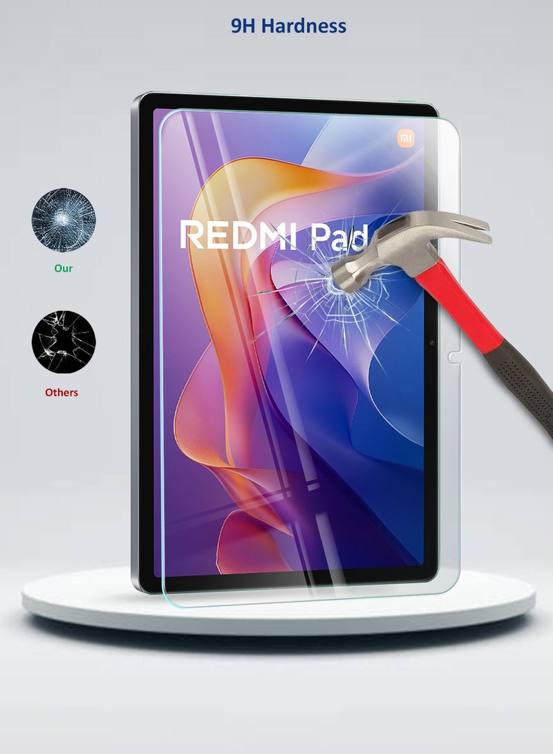 Wtech Xiaomi Redmi Pad 2 2025 (11.0 inches) WTech Premium Series Curved Edges Full Cover Tempered Glass Tablet Screen Protector (TSGPCN) - Clear - Image 3
