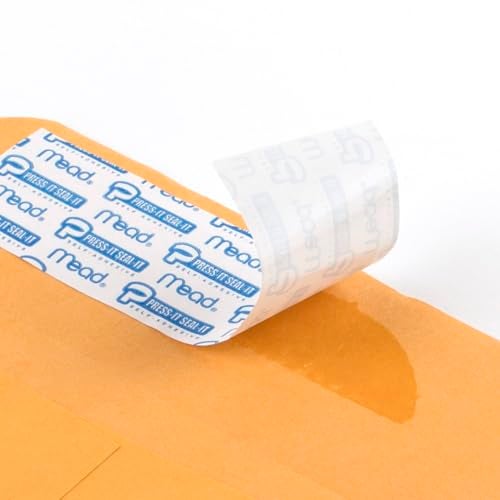 Mead Envelopes, Letter Size, 6" x 9", Press-It Seal-It Self Adhesive Closure, Brown Kraft All-Purpose 24-lb Paper Mailing Envelopes, 30 Count (76084) - Image 3