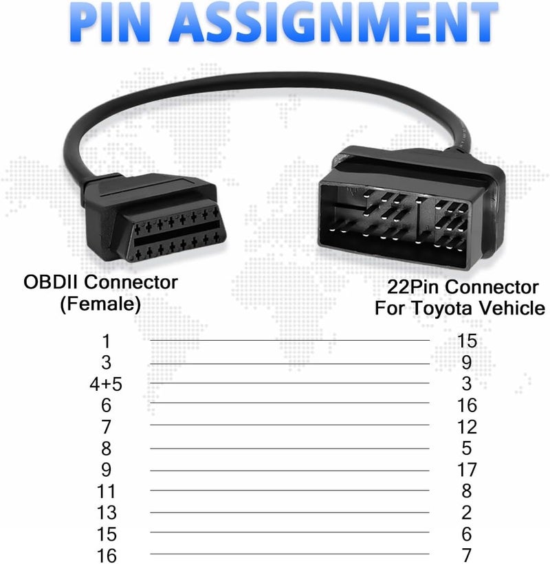 PARANNIC OBD2 Adapter Cable for Toyota Vehicles - Image 3