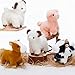 MaoGoLan 4 Pack Farm Stuffed Animals Bulk Party Favors for Kids 8 inch Plush Cow  Sheep  Pig  Horse  Gifts for Toddlers Girls Boys Christmas Birthday Baby Shower - Image 2