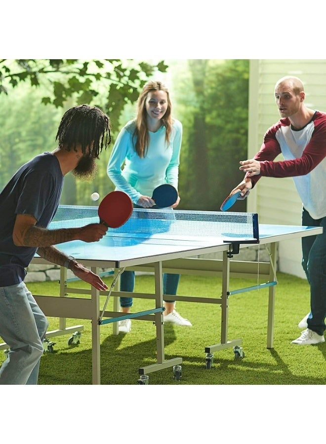 Weinixun Weinixun Portable Professional Table Tennis Racket Set – Includes 4 Paddles, 6 Balls, Retractable Net & Carrying Case – Lightweight Ping Pong Set for All Ages & Skill Levels - Image 3