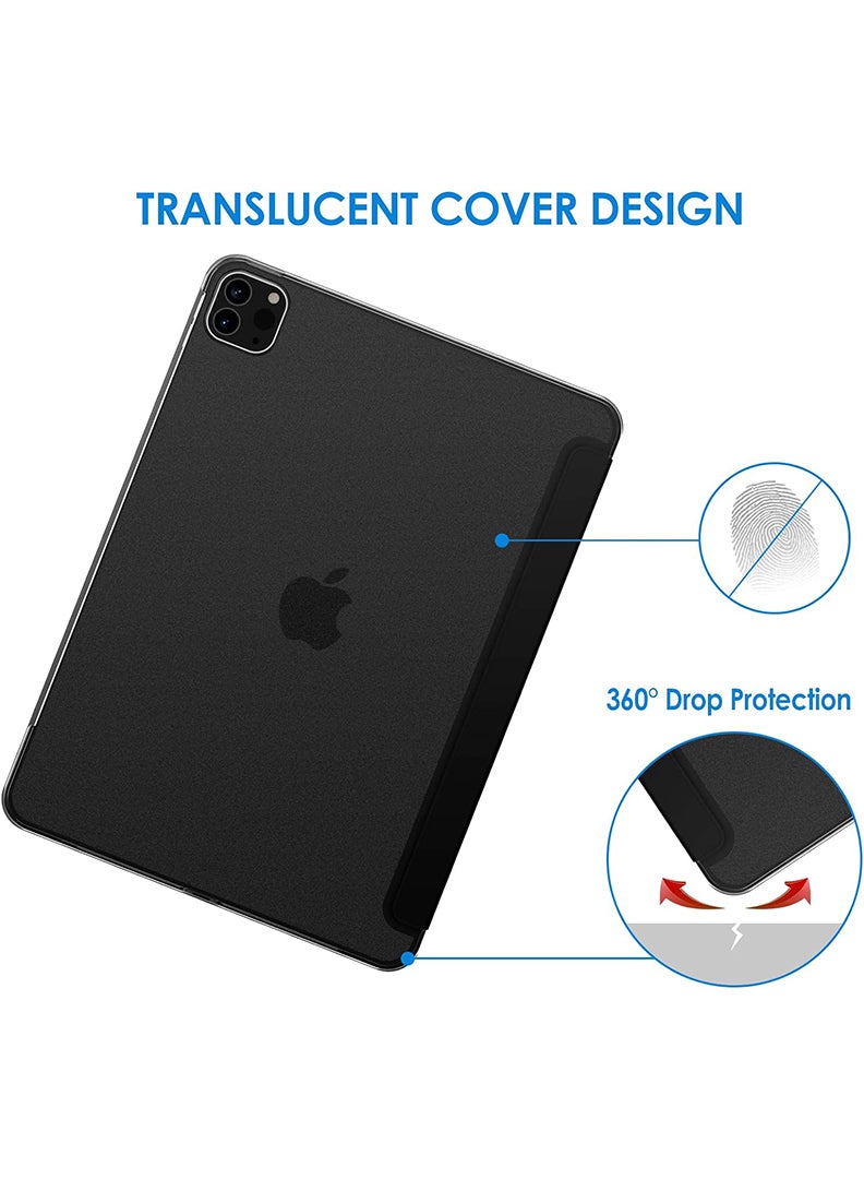 Theodor Protective Flip Case For Apple iPad Pro 12.9 With Trifold Stand Auto Wake Sleep Shockproof Cover Astronaut riding Bike - Image 4