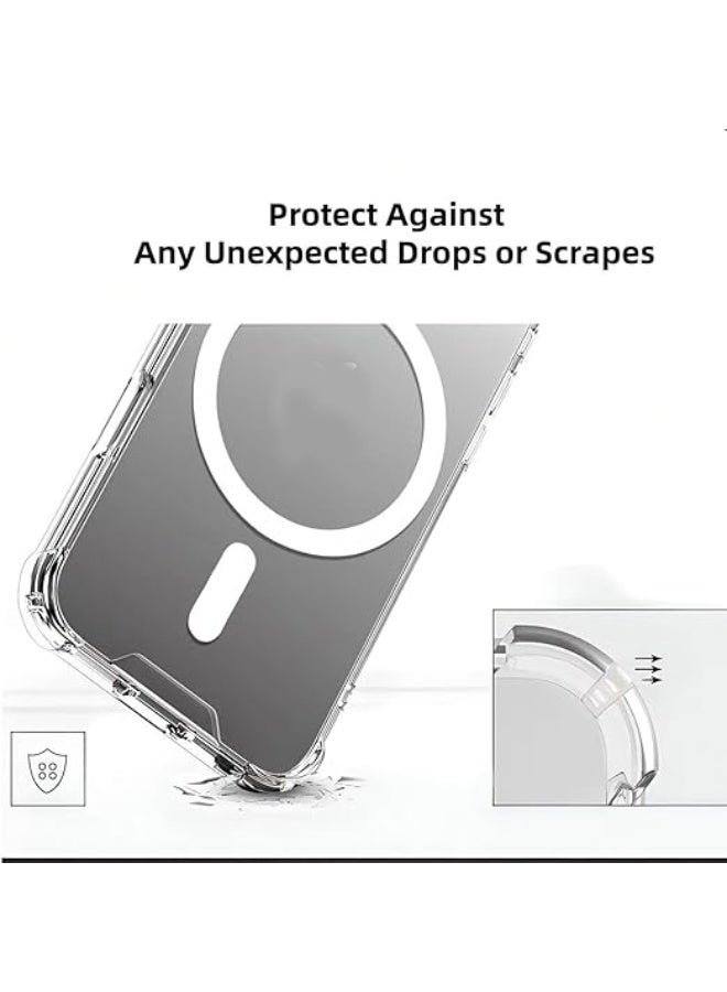 QIRG Clear Magnetic Slim Case for Honor X7C With MagSafe Ring Design Soft TPU Shockproof Back Case for Honor X7C - Image 4