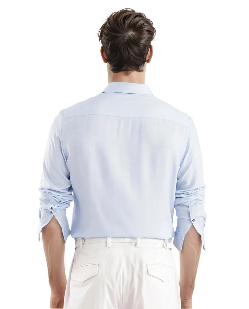 Rare Rabbit Men's Solid Regular Fit Business Shirt