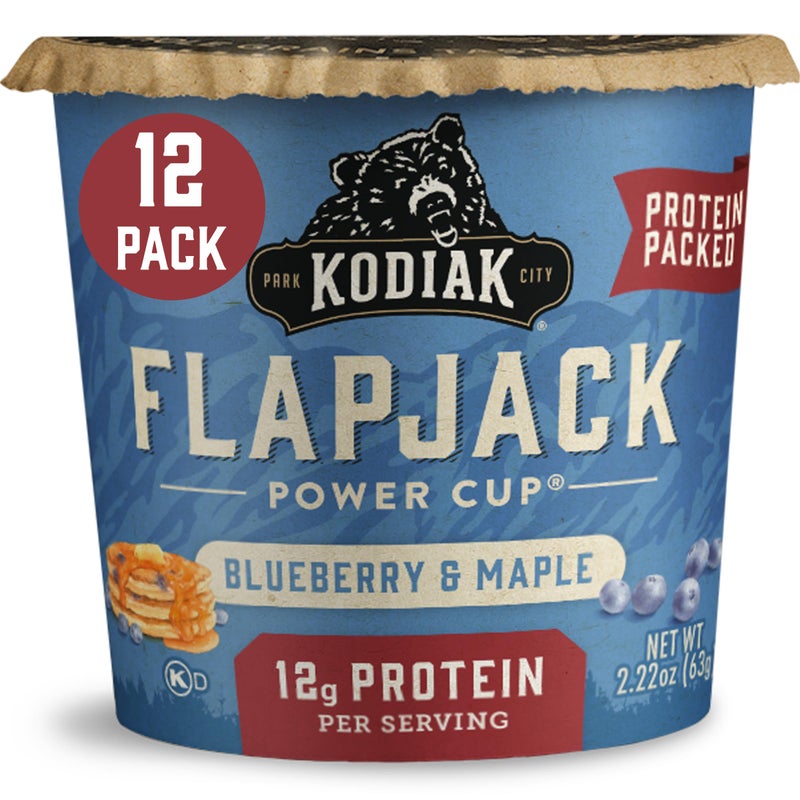 kodiak_cakes Kodiak Cakes Pancake On the Go Blueberry and Maple 216 Ounce Pack of 12 - Image 3