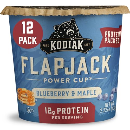 kodiak_cakes Kodiak Cakes Pancake On the Go Blueberry and Maple 216 Ounce Pack of 12 - Image 1
