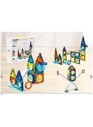 Colorful Magnetic Building Blocks, Set of 42 - pzsku/ZB6DEF15B96B734C8BCD5Z/45/_/1724155380/85ce4d8d-fd59-4f38-878f-8962109ee4a2