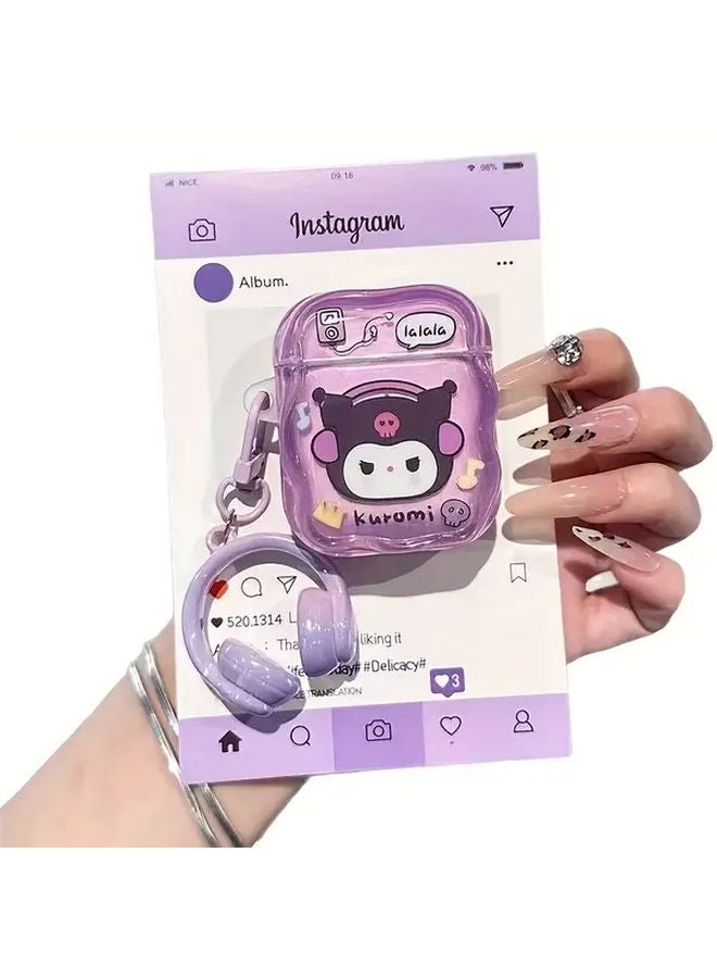 Kulomi Style Sanrio Cute Zero Cartoon Airpods 4th Generation Anti Drop Scratch Resistant Protective Cover - Image 1