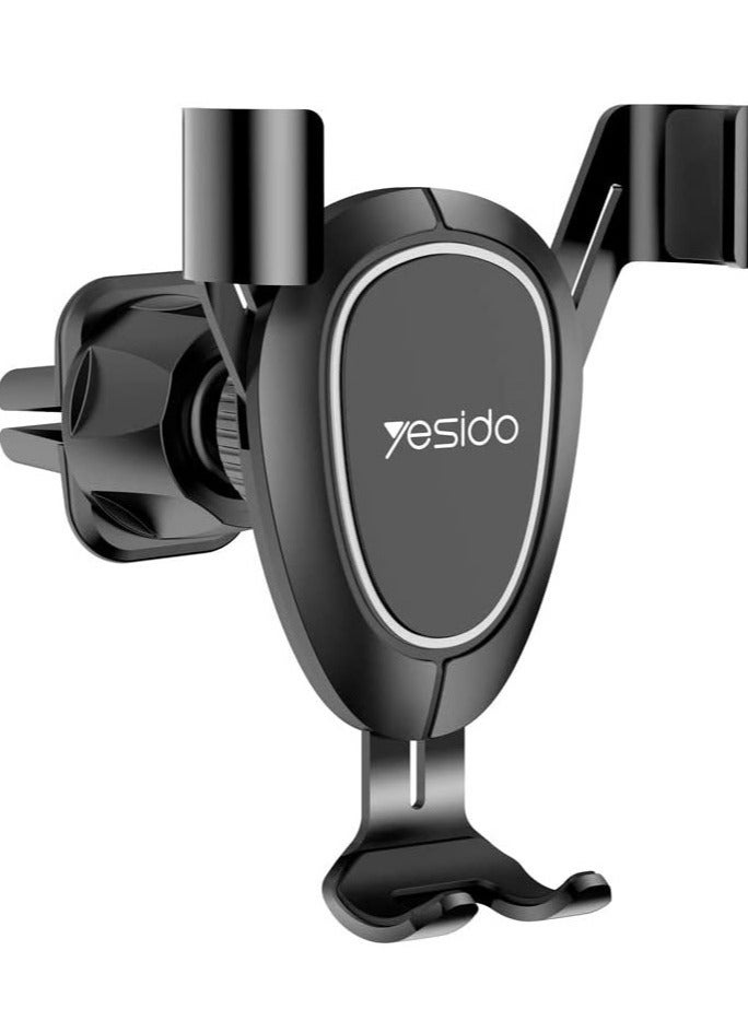 Yesido Gravity Car Holder C73 - Black - Image 1