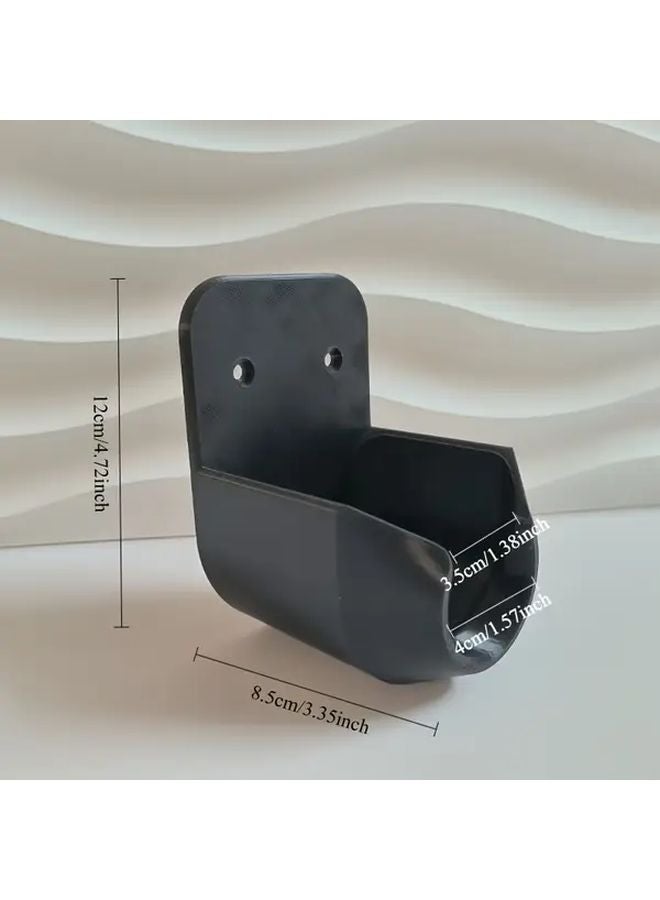 Black Heavy Duty Wall Mounted Hose Bracket Organizer For Outdoor Faucets - Image 4