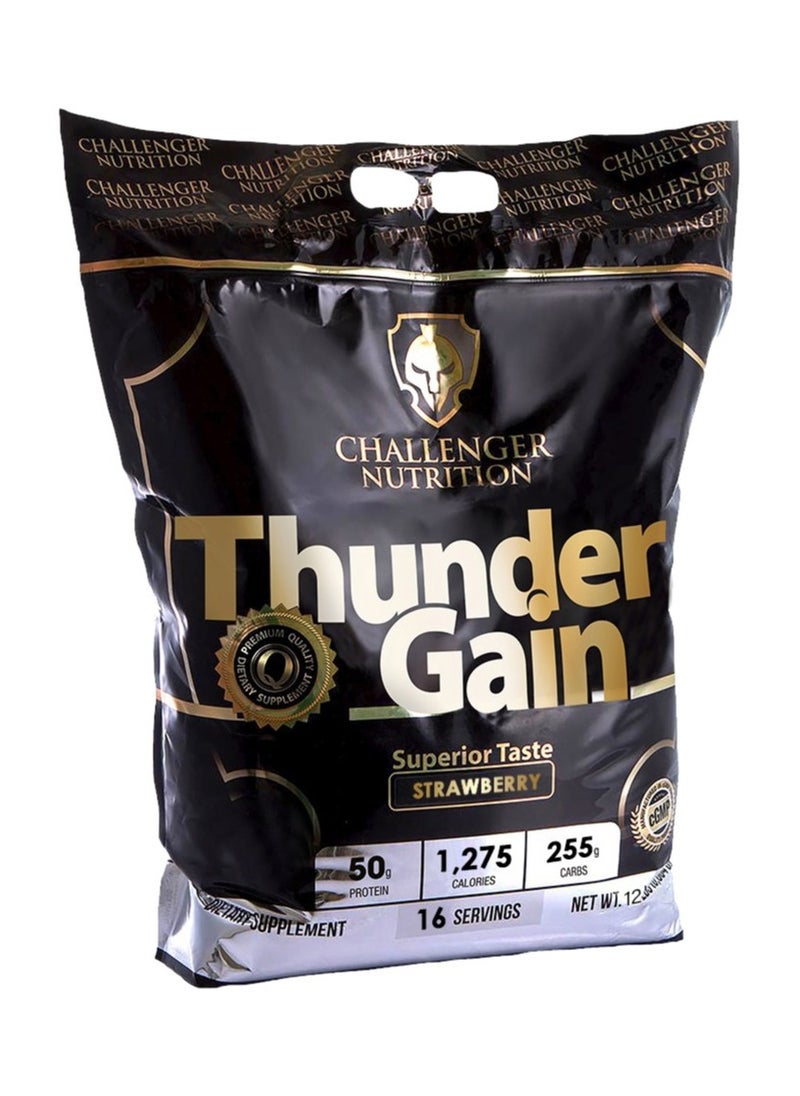 CHALLENGER NUTRITION Thunder Gain, Strawberry, 5.44kg  - Image 1