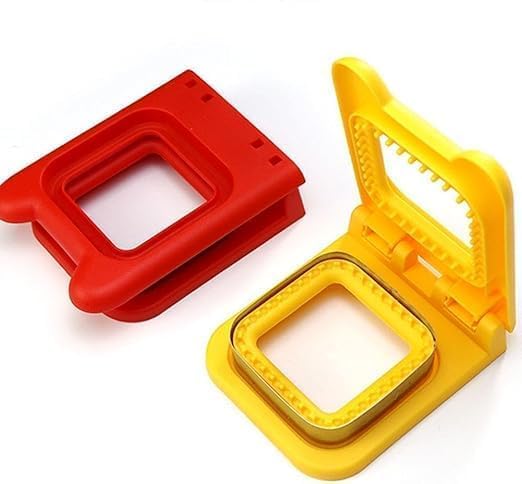 AVMPHD Sandwich Cutter and Sealer Square Pocket Sandwiches Cutter Uncrustables Maker Sandwich Cutters for Kids Love lunchables Multicolor Pack 1 - Image 1