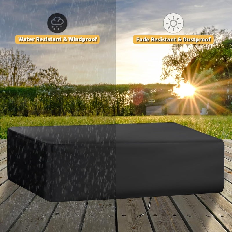Starcrew Grill Cover for Blackstone 1860 2225 On The Go Range Top Combo Griddle, Heavy-Duty 600D Tabletop BBQ Cover for Blackstone 22 inch Camping Griddle - Image 5