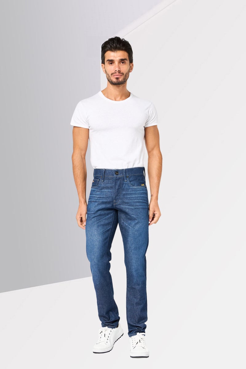 G-Star RAW Men Slim Fit Washed Stretchable Denim, Blue - Image 2