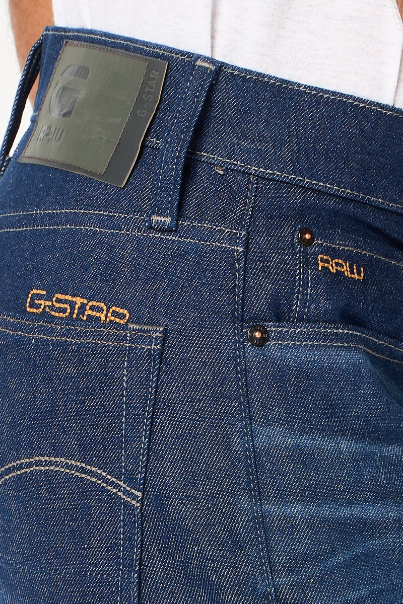 G-Star RAW Men Slim Fit Washed Stretchable Denim, Blue - Image 3