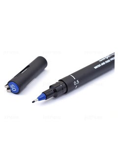 Uni Pin 5-Piece Fineline Pen Assorted Sizes Blue Ink  - Image 2