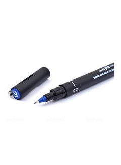 Uni Pin 5-Piece Fineline Pen Assorted Sizes Blue Ink  - Image 4