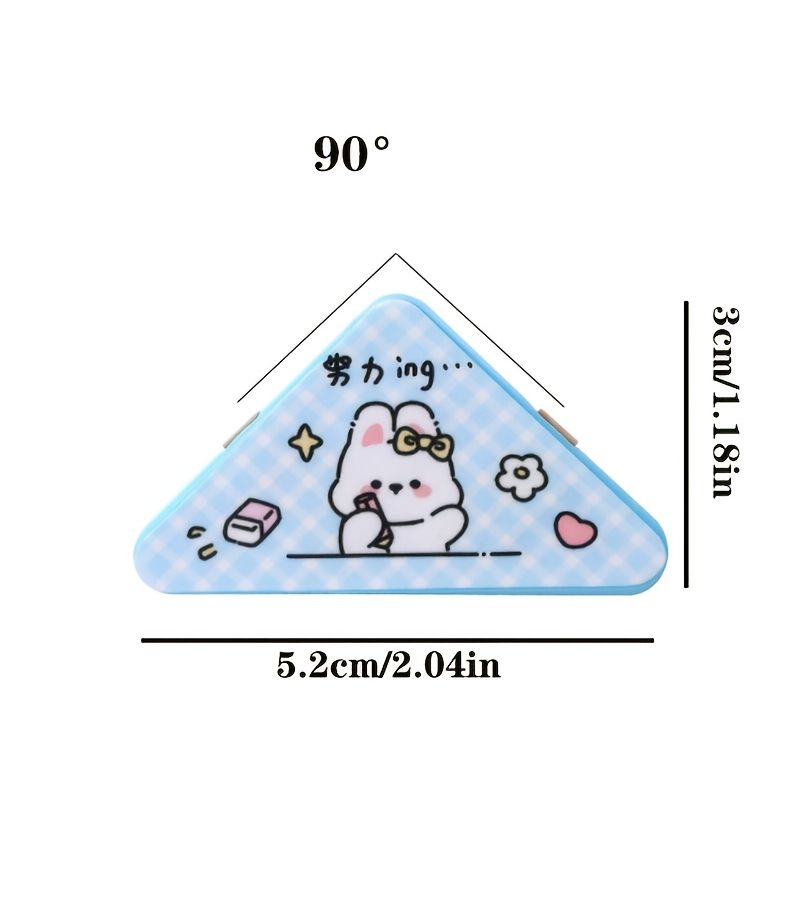 10 Pcs Multi Functional Triangle Paper Clips Plastic File Folder Organizers Office Memo Clip Cartoon Patterns Bookmarks - Image 3