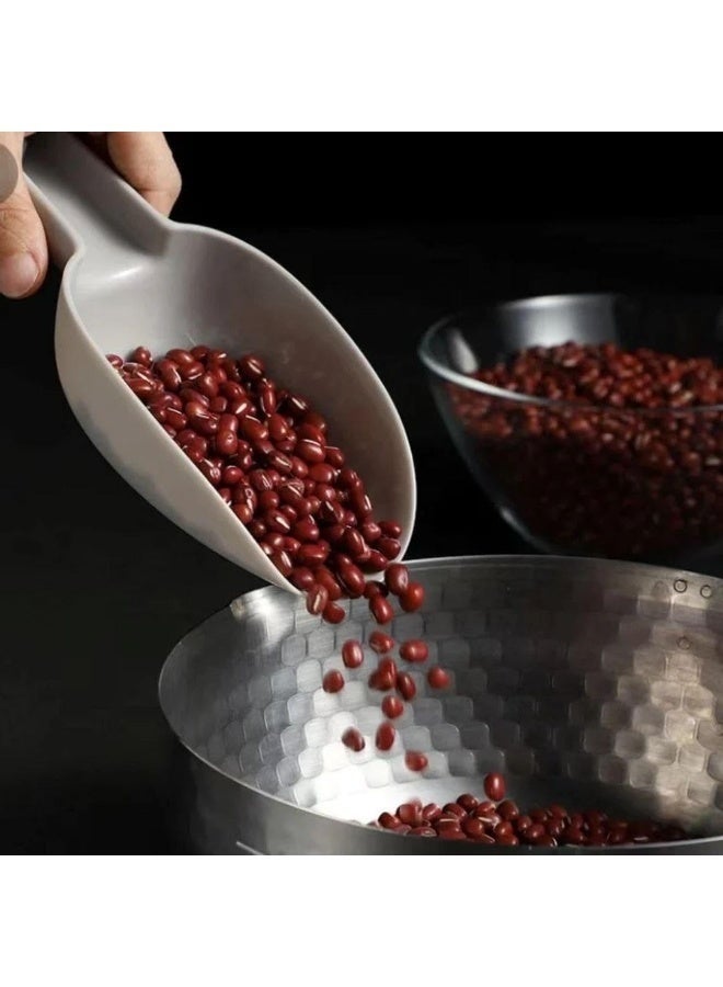 مغارف ثلج بلاستيكية متعددة الاستخدامات - مجموعة متعددة الأغراض للعلب والأطعمة الجافة والفشار ومكونات الخبز - Image 5