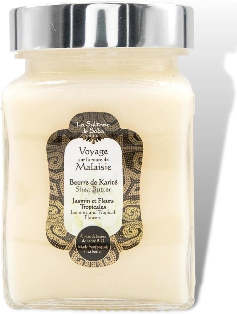 La Sultane de Saba Shea Butter Tropical Flowers scent 300gr Traveling on the road to Malaysia