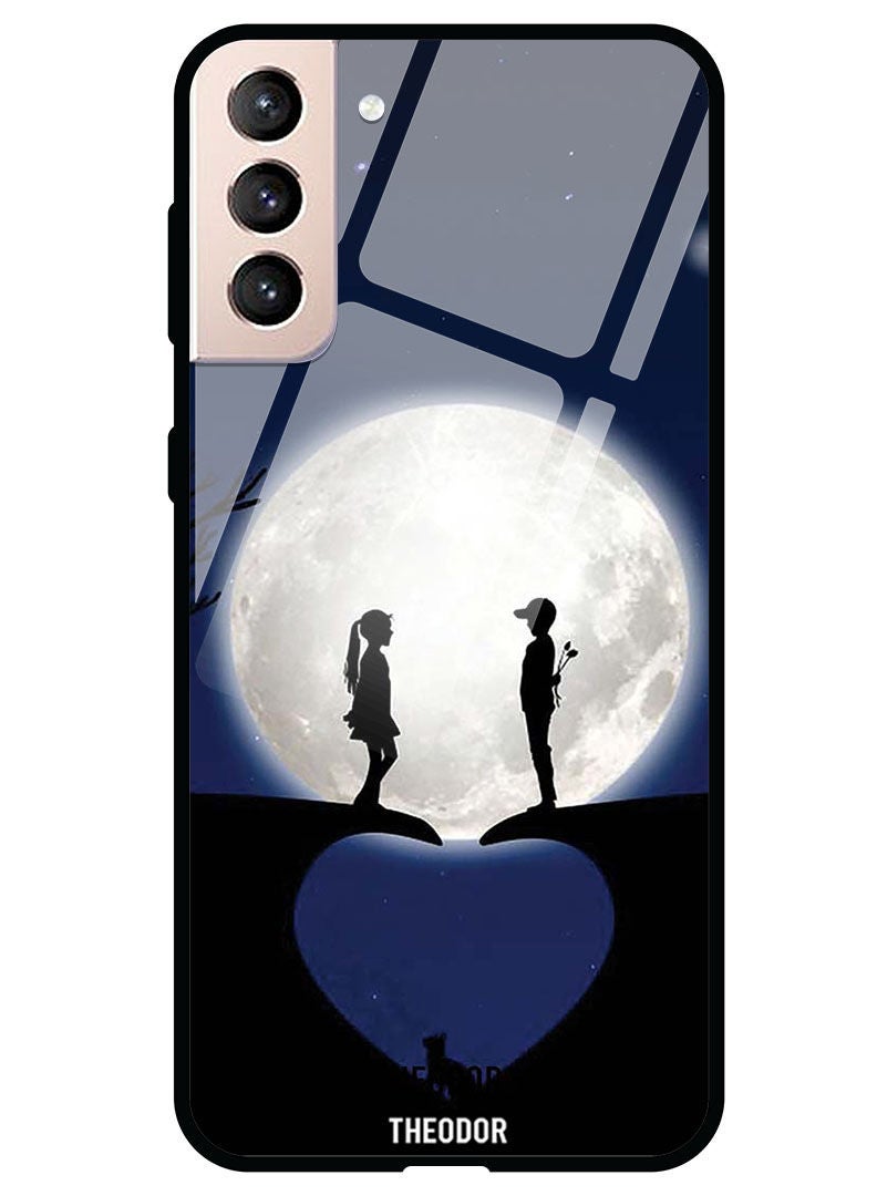 Theodor Protective Tempered Glass Case Cover Samsung Galaxy S21 PLUS  Lovers On Hill - Image 1