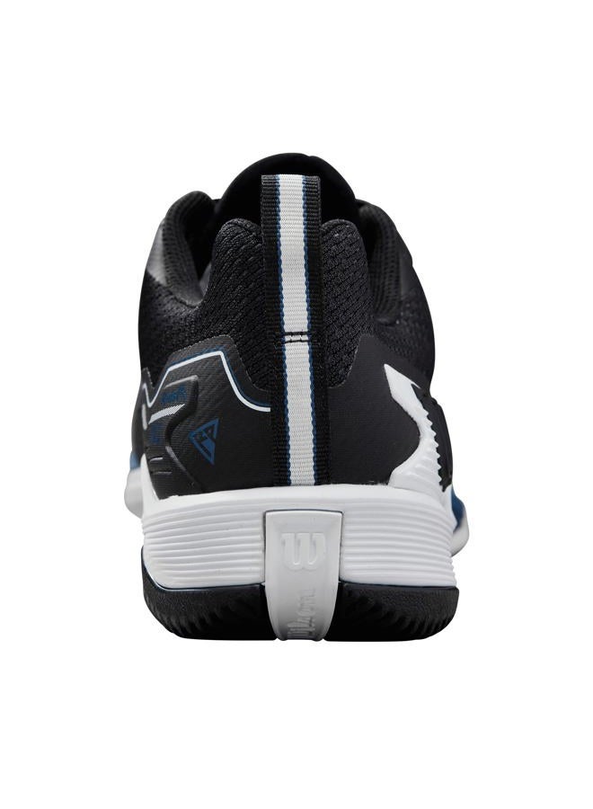 WILSON Men's Rush Pro 4.5 Sneaker, Black/White/Ensign Blue, 44 2/3 EU - Image 3