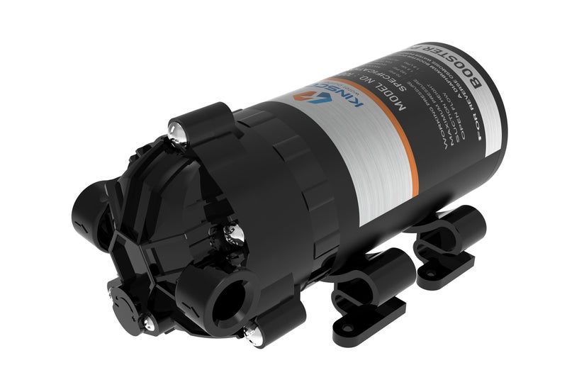Kinsco 100 GPD RO Diaphragm Booster Pump + 2 Pieces Connector (Input 24 V) Suitable for All Water Purifier RO - Image 2